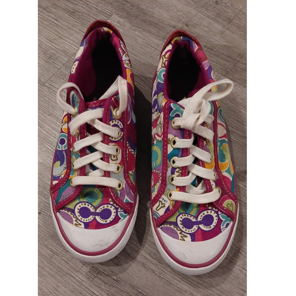 Coach Barrett Signature Sneaker size 5